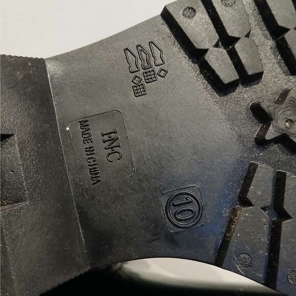 INC International Concept pull on Chelsea Style Black Short Rain Boots - 10 - Picture 7 of 10